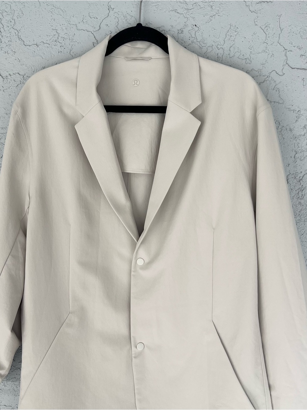 Lululemon New Venture Blazer XL Beige Performance Sport Coat Travel Jacket - Picture 3 of 8